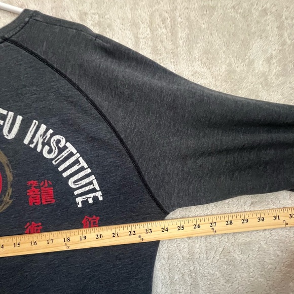 Bruce Lee Roots of Fight Bloodlines Sweatshirt Sz L Under Armour Loose Fit - Picture 15 of 16